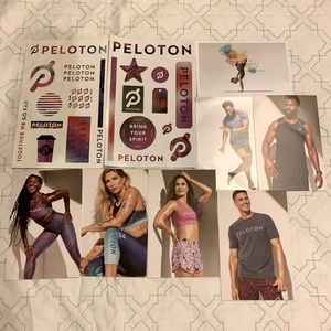 Bundle of peloton cards/stickers